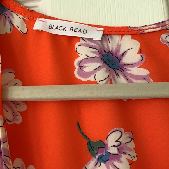 Floral Tie Front Top - Picture 3 of 5